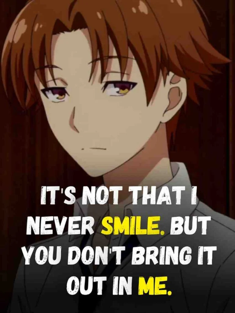 Ayanokouji Quotes