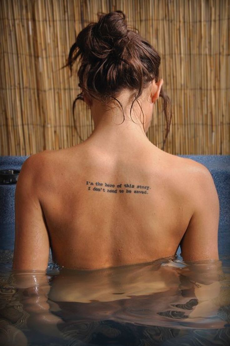 Female Tattoo Quotes About Strength