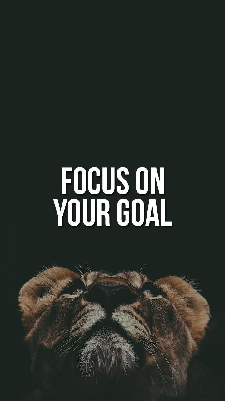 Focus on your goal quotes